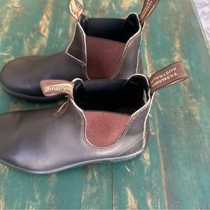 Blundstone 500 Stout Brown Leather Chelsea Boots